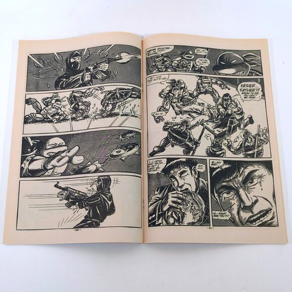 TMNT Comic Book Lot #9 (1986) #34 (1990) VF+ Turtles Teenage Mutant Ninja Mirage - Picture 10 of 11